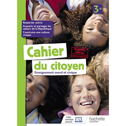 Avis Cahier du citoyen 3e - éd. 2019 Hachette Éducation 1
