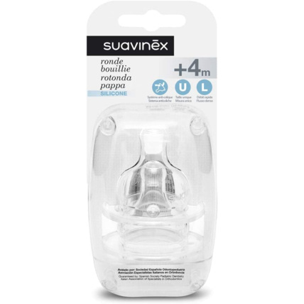 Avis Tétine silicone large 4-24 mois Suavinex 1