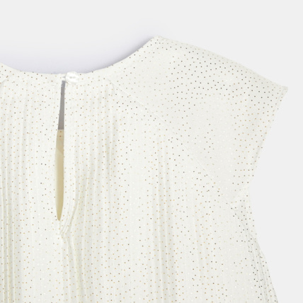 Avis Robe blanche plissée fille OKAIDI 4