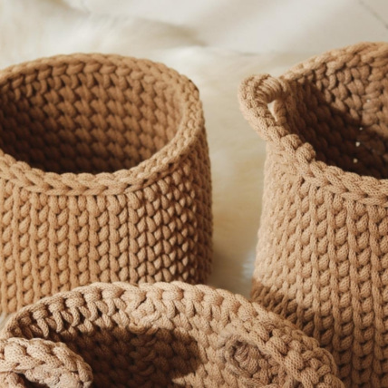 Avis Lot de 2 Paniers en Crochet Mon Lit Cabane 3