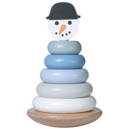 Avis Tour à empiler en bois Bonhomme de neige KINDSGUT 1