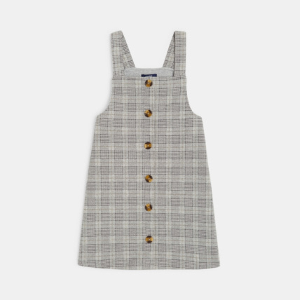 Avis Robe à carreaux en jersey milano grise fille OKAIDI 1