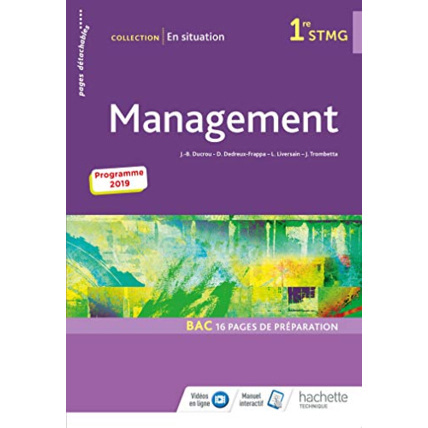 Avis En situation Management 1re STMG - Livre élève - Éd. 2019 Hachette Éducation 1