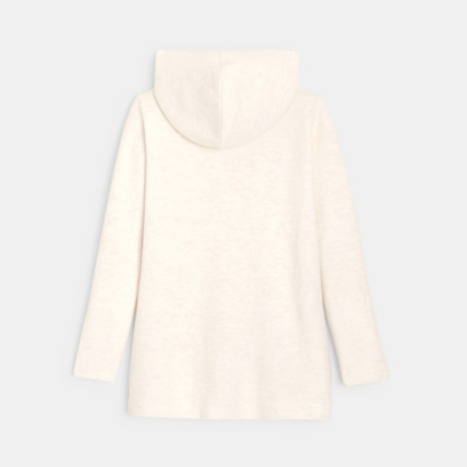 Avis Long gilet à capuche beige fille OKAIDI 3