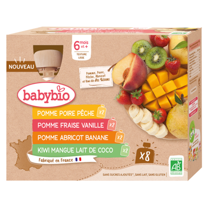 Avis Gourdes fruits multi-parfums Bio Babybio 1