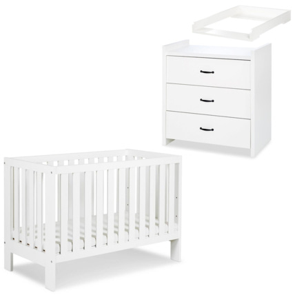 Avis Ensemble bébé commode à langer et lit évolutif sans tiroir AMELIA II Mon Mobilier Design 1