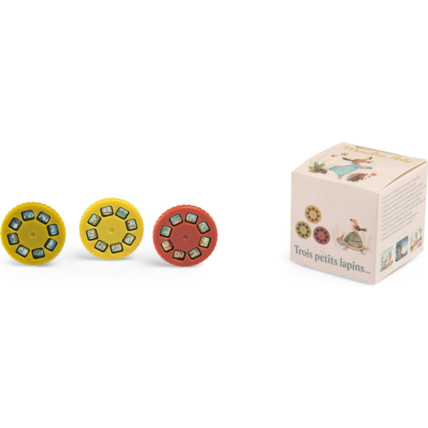Avis Boîte de 3 disques pour lampe à histoires moulin Roty 5