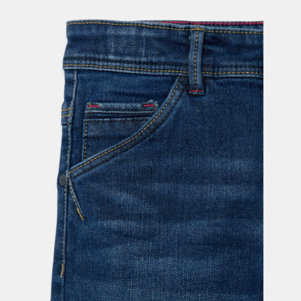 Avis Jean slim stretch chaud bleu garçon OKAIDI 3