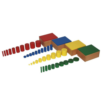Avis Cylindres de couleurs en hêtre ambiance montessori 1