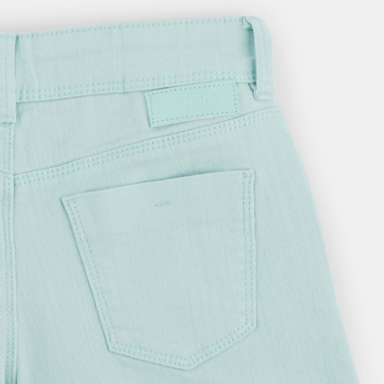 Avis Short en toile turquoise fille OKAIDI 4