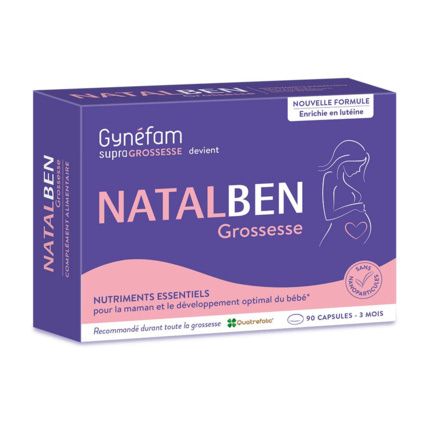 Avis Gynéfam Natalben Grossesse 90 capsules EFFIK 1