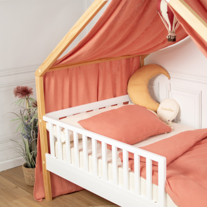 Avis Housse en gaze de coton pour traversin plat, Jeanne Sevira Kids 7