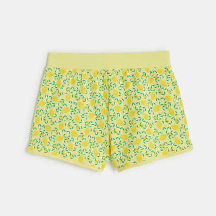 Avis Short en jersey imprimé "citrons" vert fille OKAIDI 4