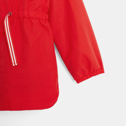 Avis Parka enduite déperlante à capuche rouge fille OKAIDI 5