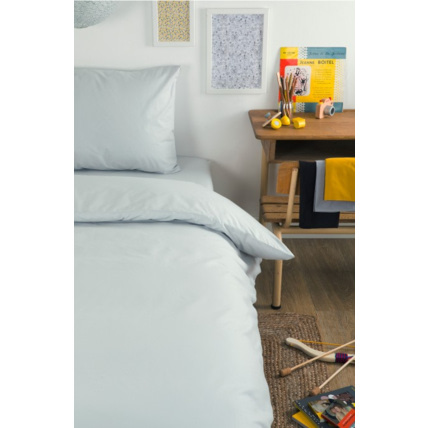 Avis Housse de couette unie en Coton Bio pour lit 1 personne KADOLIS 6