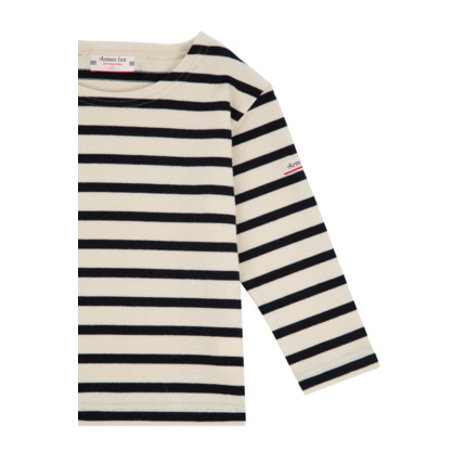 Avis Marinière "Erwann" Kids - coton équitable - Nature/Rich Navy ARMOR-LUX 2