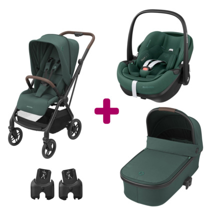 Avis Poussette trio Léona 2 + pebble pro + nacelle essential Maxi-Cosi 3