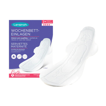 Avis Serviettes Maternité  x12 - 2+ semaines Lansinoh 1