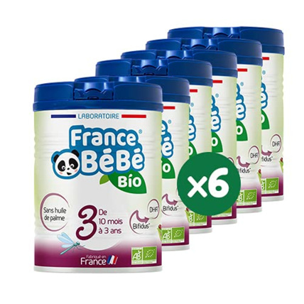 Avis Lait infantile de croissance bébé 3ème âge en poudre FRANCE BEBE BIO 4