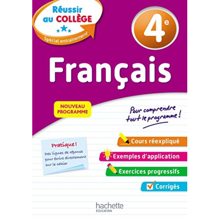 Avis Réussir au collège - Français 4e Hachette Éducation 1