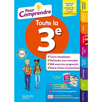 Avis Pour Comprendre Toutes Les Matières 3E Hachette Éducation 1