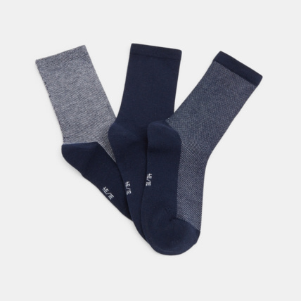 Avis Chaussettes (lot de 3 paires) bleues garçon OKAIDI 2