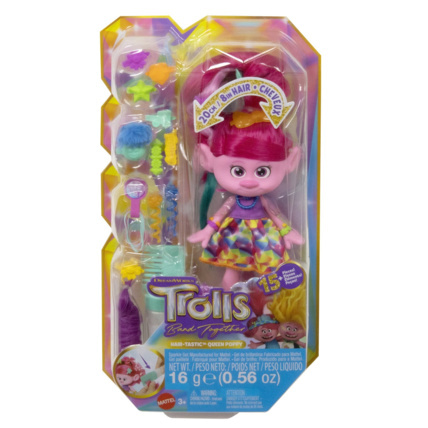 Avis Poupée Trolls 3 Poppy Cheveux à Paillettes MATTEL 1