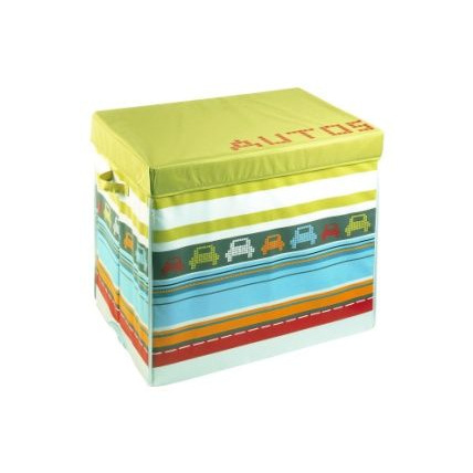 Avis Coffre a jouets garcon theme autos  Vertbaudet 1