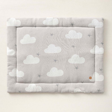 Avis Tapis de parc en coton tricoté nuage et étoile Petite Amélie 1