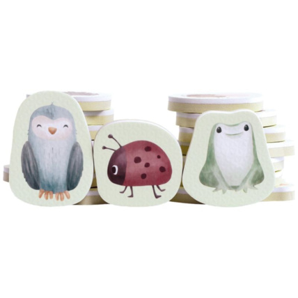 Avis Stickers de bain en mousse Forest Friends LITTLE DUTCH 1
