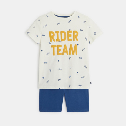 Avis Pyjama d'été en jersey 2 pièces bleu garçon OKAIDI 2