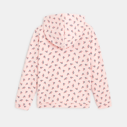 Avis Sweat-shirt zippé imprimé rose fille OKAIDI 4