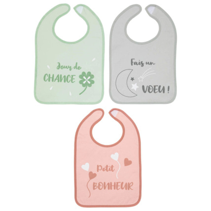 Avis Lot de 3 bavoirs - Bébé gourmand Babycalin 2