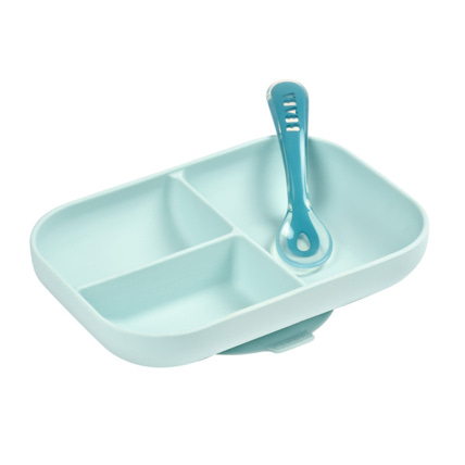 Avis Set repas silicone avec ventouse BÉABA 1