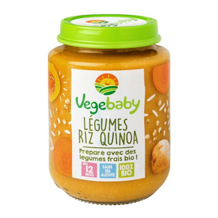 Avis Pot Légumes Riz Quinoa  VEGEBABY 1