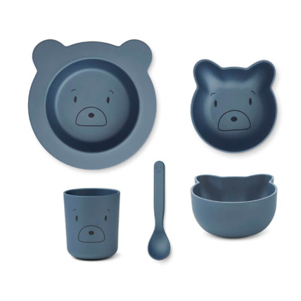 Avis Coffret repas Joana bébé - Mr bear stormy blue LIEWOOD 1