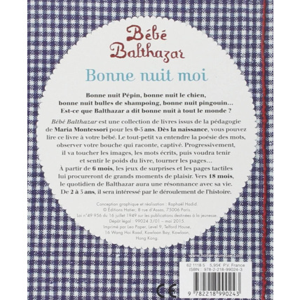 Avis Livre Bébé Balthazar - Bonne nuit moi Petit Picotin 7