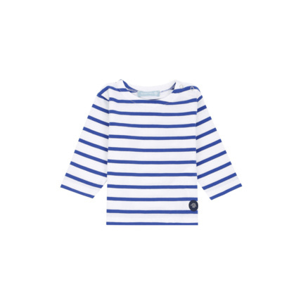 Avis Marinière "Beg Meil" Baby - coton léger - Blanc/Etoile ARMOR-LUX 1