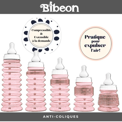 Avis Biberon Végétal, sans OGM, sans Gluten, Sans Résidus 330 ml 6 mois+ BIBEON 5