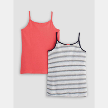 Avis Débardeur en jersey (lot de 2) rose fille OKAIDI 1