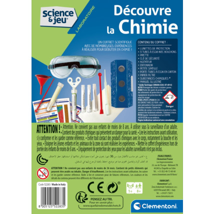 Avis Découvre la chimie Clementoni 3