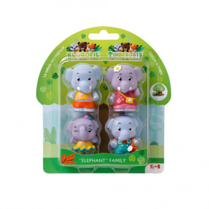 Avis 4 personnages famille ELEPHANT - Klorofil VULLI 2