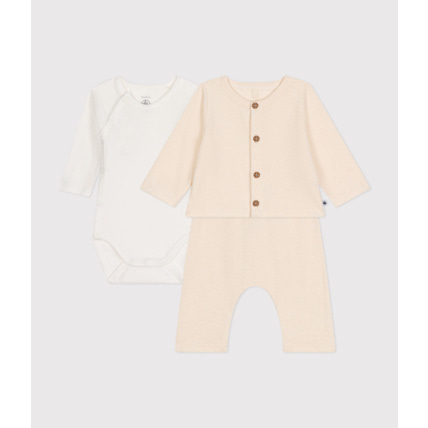 Avis Ensemble 3 pièces en bouclette éponge bébé Avalanche Petit Bateau 1