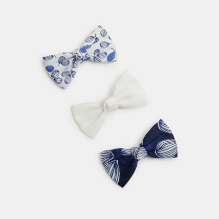 Avis Barrettes nœuds papillon imprimés (lot de 3) blanc fille OKAIDI 1