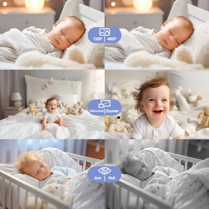 Avis Babyphone vidéo 4.3 pouces OBVHNUA 3