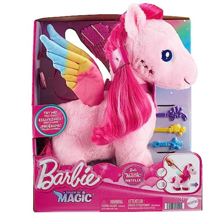 Avis Barbie - A Touch of Magic - Peluche Pégase Marche et Bat des Ailes BARBIE 1