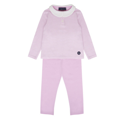 Avis Ensemble pyjama Kids - coton - Mauve Rose/Milk ARMOR-LUX 1