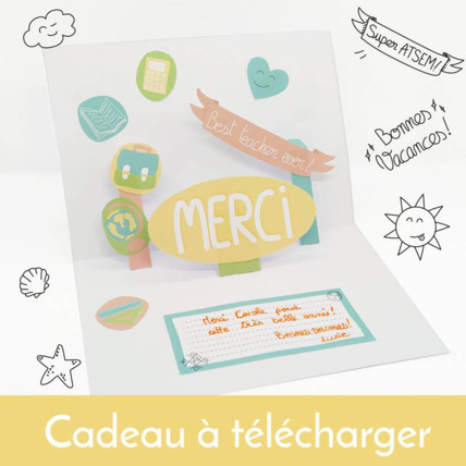 Avis Carte Pop-up Merci Rêve de Pan 1
