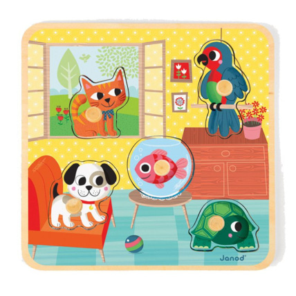 Avis Puzzle Les copains de la maison JANOD 1