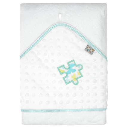 Avis Grande cape de bain en minky et bambou Sevira Kids 1